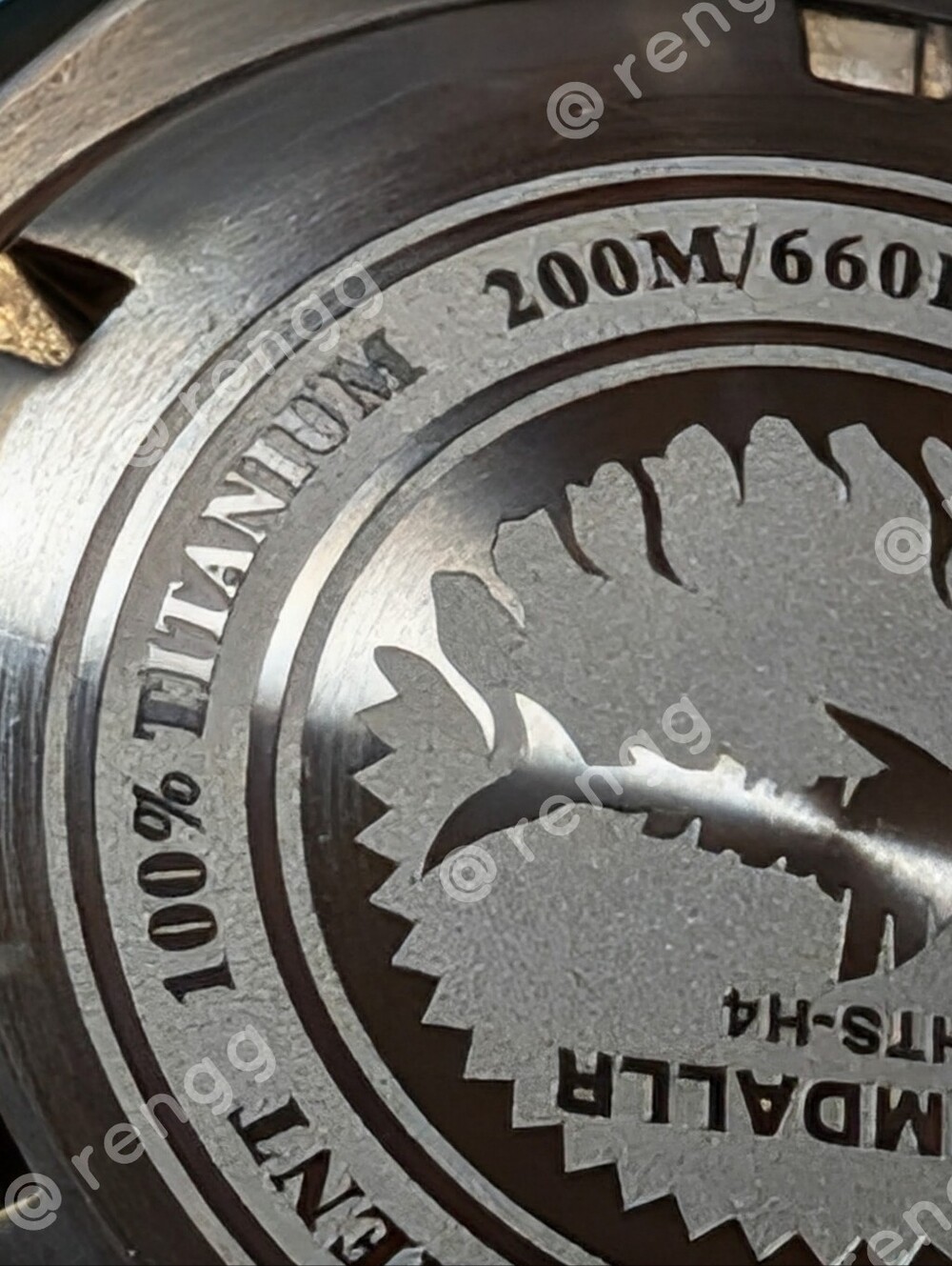 Full Titanium Seiko GMT Turtle Automatic 300m Blue Diver Mod Watch Sapphire AR - Picture 11 of 11